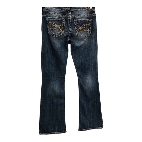 Silver Jeans Women Tuesday Low Rise Bootcut Jean Medium/Light Blue, Size 28 x 31 - Picture 3 of 11